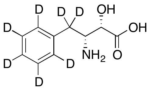 (2S,3R)-3-Amino-2-hydroxy-4-phenylbutanoic acid-d7