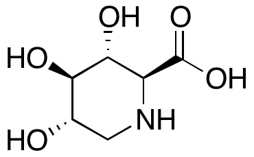 (2S,3R,4R,5S)-3,4,5-Trihydroxy-2-piperidinecarboxylic Acid