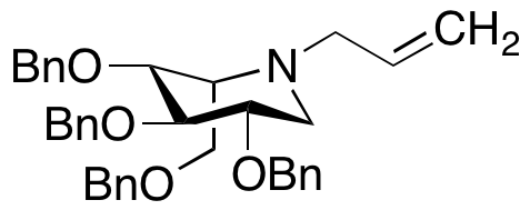 (2S,3R,4R,5S)-3,4,5-Tris(phenylmethoxy)-2-[(phenylmethoxy)methyl]-1-(2-propen-1-yl)-piperidine