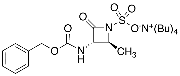 (2S,3S)-3-Benzyloxycarbonylamino-2-methyl-4-oxo-1-azetidinesulfonic Acid Tetrabutylammonium Salt