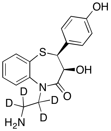 (2S,3S)-5-(2-Aminoethyl)-2,3-dihydro-3-hydroxy-2-(4-hydroxyphenyl)-1,5-benzothiazepin-4(5H)-one-d4