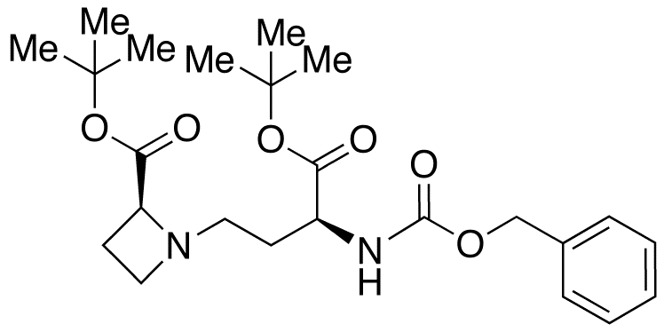(2S,3’S)-N-[3-t-Butoxycarbonyl-3-benzyloxycarbonylamino-propyl]]azetidine-2-carboxylic Acid, t-Butyl Ester