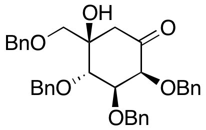 (2S,3S,4S,5R)-5-Hydroxy-2,3,4-tris(phenylmethoxy)-5-[(phenylmethoxy)methyl]-cyclohexanone