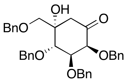 (2S,3S,4S,5S)-5-Hydroxy-2,3,4-tris(phenylmethoxy)-5-[(phenylmethoxy)methyl]-cyclohexanone