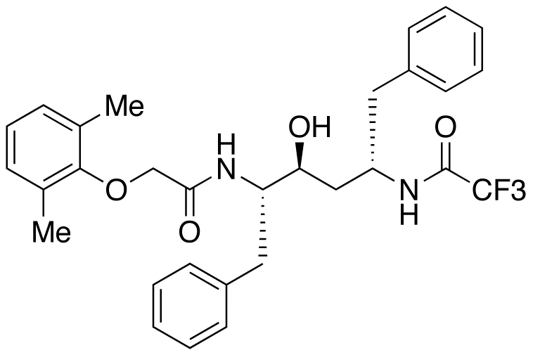 (2S,3S,5S)-2-(2,6-Dimethylphenoxyacetyl)amino-3-hydroxy-5-trifluromethylcarbonylamino-1,6-diphenylhexane