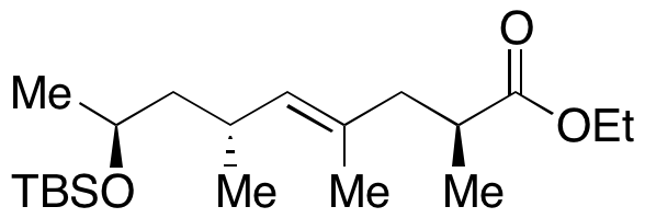 (2S,4E,6R,8S)-8-[[(1,1-Dimethylethyl)dimethylsilyl]oxy]-2,4,6-trimethyl-4-nonenoic Acid Ethyl Ester