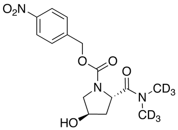 (2S,4R)-2-[(Dimethylamino)carbonyl]-4-hydroxy-1-pyrrolidinecarboxylic Acid-d6 4-Nitrobenzyl Ester