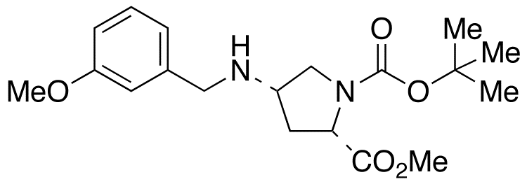 (2S,4S)-4-[[(3-Methoxyphenyl)methyl]amino]-1,2-pyrrolidinedicarboxylic Acid 1-(1,1-Dimethylethyl) 2-Methyl Ester