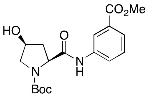 (2S,4S)-4-Hydroxy-2-((3-(methoxycarbonyl)phenyl)carbamoyl)pyrrolidine-1-carboxylic Acid tert-Butyl Ester