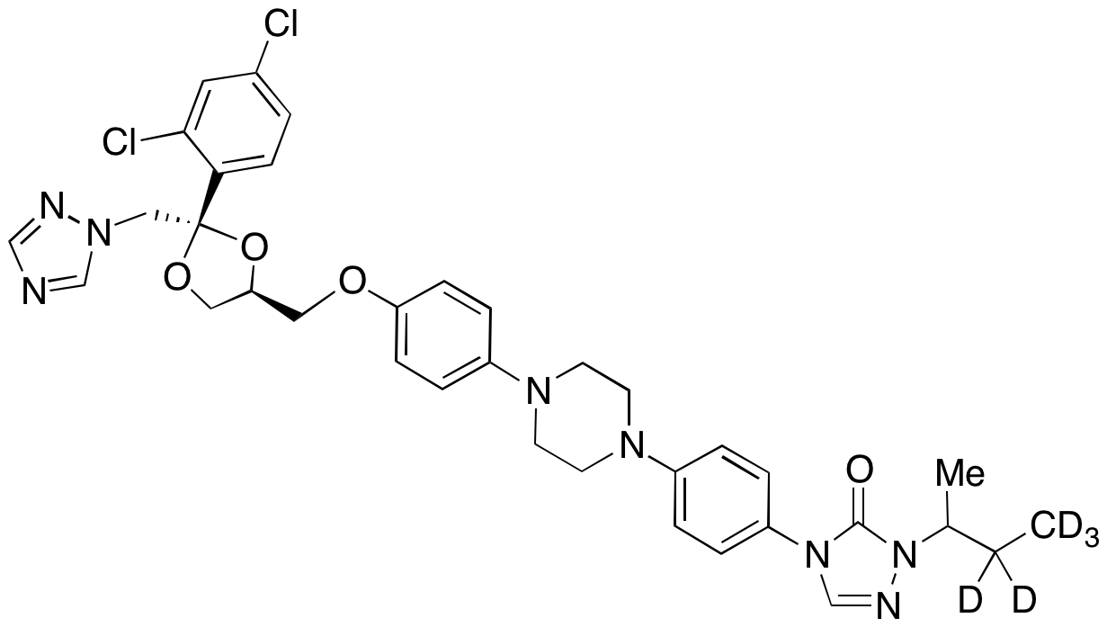 (2S,4S)-Itraconazole-d5 (Mixture of Diastereomers)