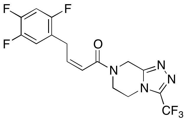 (2Z)-1-[5,6-Dihydro-3-(trifluoromethyl)-1,2,4-triazolo[4,3-a]pyrazin-7(8H)-yl]-4-(2,4,5-trifluorophenyl)-2-buten-1-one