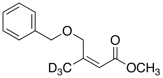 (2Z)-3-Methyl-4-(benzyloxy)-2-butenoic-d3 Acid Methyl Ester