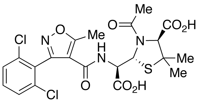 [3-(2,6-Dichlorophenyl)-5-methyl-4-isoxazolyl]carbonyl N3-Acetylpenicilloic Acid