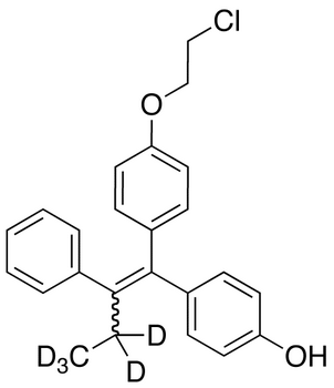 (3,3,4,4,4-d5)-(E/Z)-1-[4-(2-Chloroethoxy)phenyl]-1-[4-hydroxyphenyl]-2-phenyl-1-butene