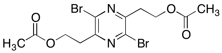 (3,6-Dibromopyrazine-2,5-diyl)bis(ethane-2,1-diyl) Diacetate