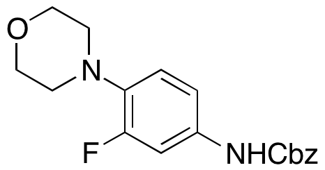 [3-Fluoro-4-(4-morpholinyl)phenyl]carbamic Acid Phenylmethyl Ester