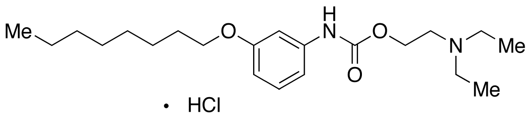 (3’-Octyloxy)-2-(Diethylamino)carbanilic Acid Ethyl Ester Hydrochloride