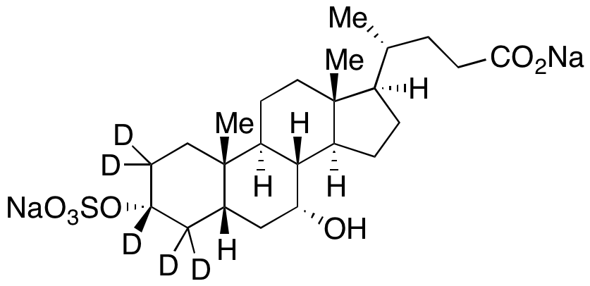 (3α,5β,7α)-7-Hydroxy-3-(sulfooxy)-cholan-24-oic Acid-d5 Disodium Salt