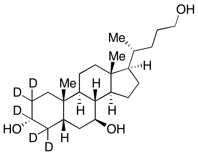 (3α,5β,7β)-Cholane-3,7,24-triol-d5