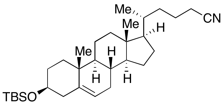 (3β)-3-[[(1,1-Dimethylethyl)dimethylsilyl]oxy]-26,27-dinorcholest-5-ene-25-nitrile