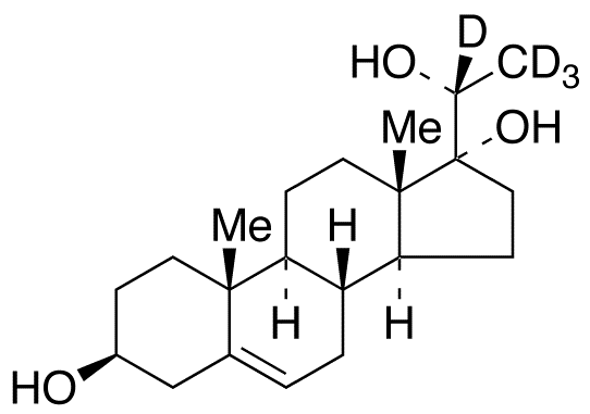 (3β,20R)-Pregn-5-ene-3,17,20-triol-d4