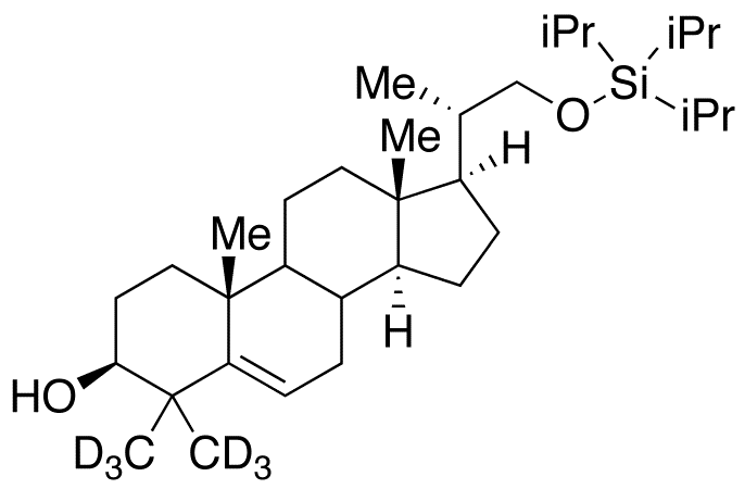 (3β,20S)-4,4,20-Trimethyl-21-[[tris(isopropyll)silyl]oxy]-pregn-5-en-3-ol-d6