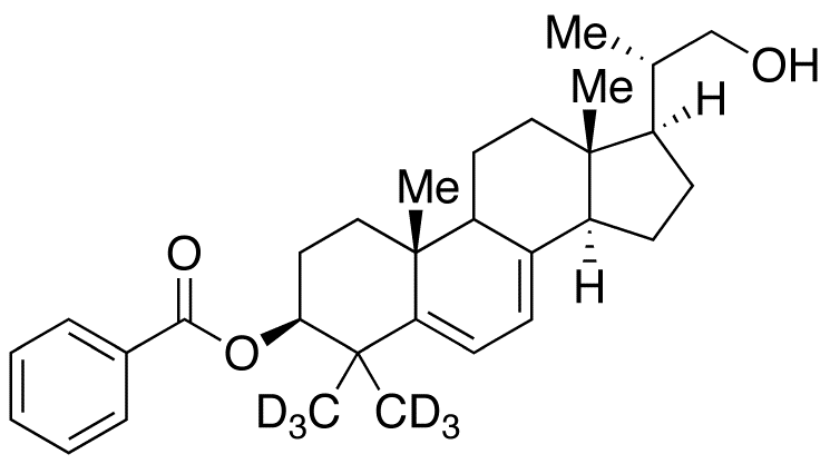 (3β,20S)-4,4,20-Trimethyl-pregna-5,7-diene-3,21-diol-d6 3-Benzoate