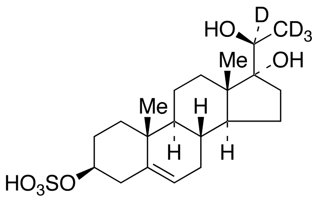 (3β,20S)-Pregn-5-ene-3,17,20-triol-d4 Sulfate