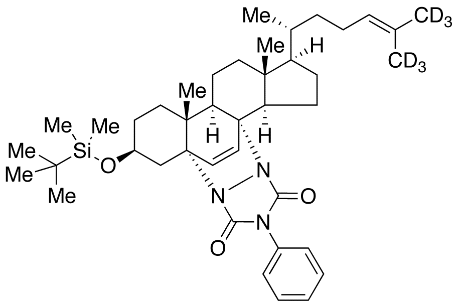 (3β,5α,8α)-5,8-[N,N-(4-Phenylurazole)]-3-O-tert-butyldimethylsilyl-6-dehydro-desmostanol-d6