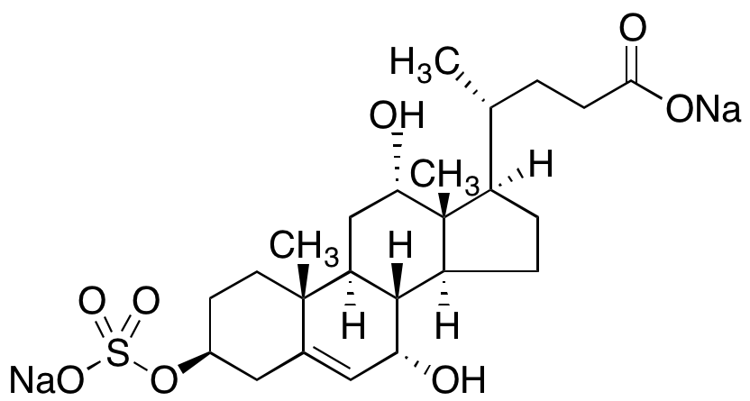 (3β,7α,12α)-7,12-Dihydroxy-3-(sulfooxy)chol-5-en-24-oic Acid Disodium Salt