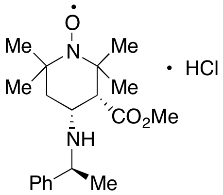 (3R,4R)-4-[(1S)-Phenylethylamino-3-methoxycarbonyl]-2,2,6,6-tetramethylpiperidine-1-oxyl Hydrochloride