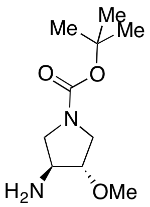 (3R,4R)-rel-3-Amino-4-methoxy-1-pyrrolidinecarboxylic Acid 1,1-Dimethylethyl Ester