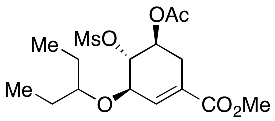 (3R,4R,5S)-Methyl 5-Acetoxy-4-((methylsulfonyl)oxy)-3-(pentan-3-yloxy)cyclohex-1-enecarboxylate