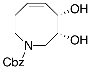 (3R,4S)-3,4,7,8-Tetrahydro-3,4-dihydroxy-1(2H)-azocinecarboxylic Acid Phenylmethyl Ester