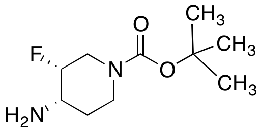 (3R,4S)-4-Amino-3-fluoropiperidine-1-carboxylic Acid tert-Butyl Ester