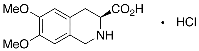 (3S)-1,2,3,4-Tetrahydro-6,7-dimethoxy-3-isoquinolinecarboxylic Acid Hydrochloride