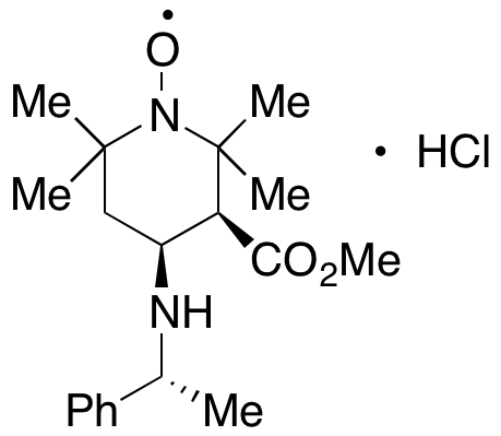 (3S,4S)-4-[(1R)-Phenylethylamino-3-methoxycarbonyl]-2,2,6,6-tetramethylpiperidine-1-oxyl Hydrochloride