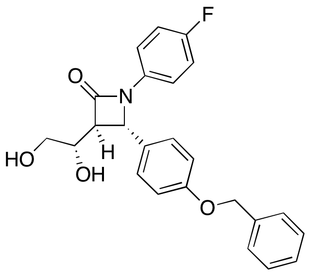 (3S,4S)-4-(4-(Benzyloxy)phenyl)-3-((S)-1,2-dihydroxyethyl)-1-(4-fluorophenyl)azetidin-2-one