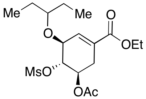 (3S,4S,5R)-Ethyl 5-Acetoxy-4-((methylsulfonyl)oxy)-3-(pentan-3-yloxy)cyclohex-1-enecarboxylate