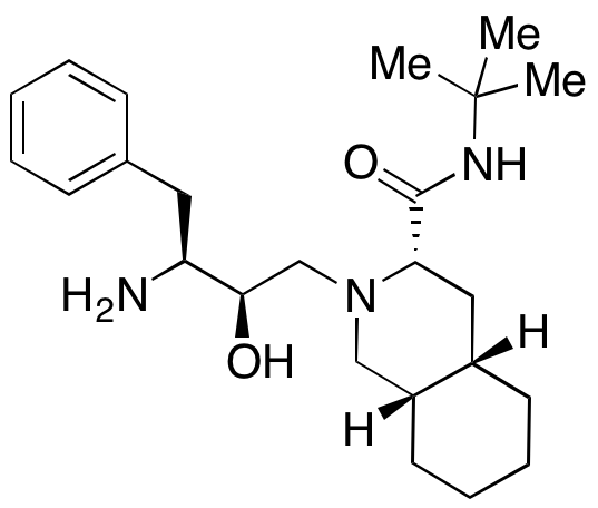 (3S,4aS,8aS)-2-[(2R,3S)-3-Amino-2-hydroxy-4-phenylbutyl]-N-(1,1-dimethylethyl)decahydro-3-isoquinolinecarboxamide