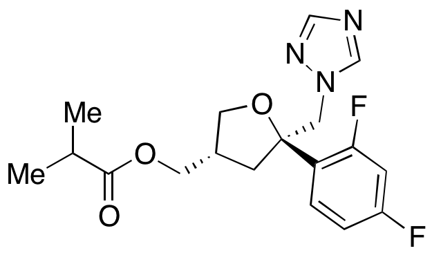 (3S,5R)-[(1H-1,2,4-Triazol-1-yl)-methyl-5-(2,4-difluorophenyl)tetrahydrofuran-3-yl]methyl Isobutyrate