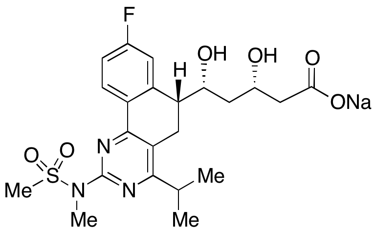 (3S,5R)-5-((R)-8-fluoro-4-isopropyl-2-(N-methylmethylsulfonamido)-5,6-dihydrobenzo[h]quinazolin-6-yl)-3,5-dihydroxypentanoate Sodium Salt