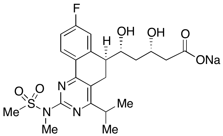 (3S,5R)-5-((S)-8-Fluoro-4-isopropyl-2-(N-methylmethylsulfonamido)-5,6-dihydrobenzo[h]quinazolin-6-yl)-3,5-dihydroxypentanoate Sodium Salt