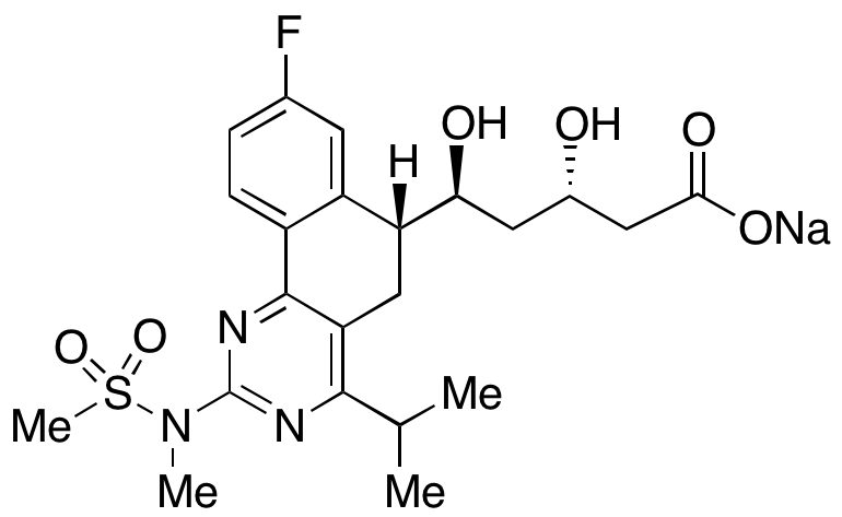 (3S,5S)-5-((R)-8-Fluoro-4-isopropyl-2-(N-methylmethylsulfonamido)-5,6-dihydrobenzo[h]quinazolin-6-yl)-3,5-dihydroxypentanoate Sodium Salt