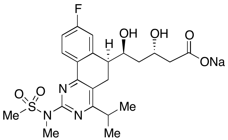 (3S,5S)-5-((S)-8-Fluoro-4-isopropyl-2-(N-methylmethylsulfonamido)-5,6-dihydrobenzo[h]quinazolin-6-yl)-3,5-dihydroxypentanoate Sodium Salt