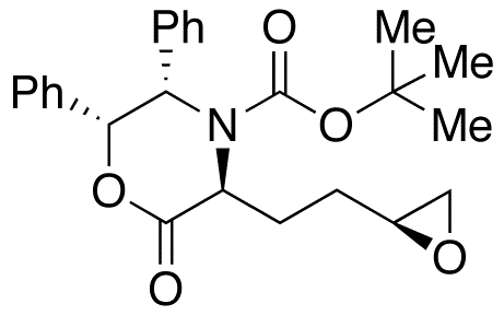 (3S,5S,6R)-2-Oxo-3-[2-(2S)-2-oxiranylethyl]-5,6-diphenyl-4-morpholinecarboxylic Acid tert-Butyl Ester