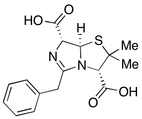 (3S,7R,7aR)-5-Benzyl-2,2-dimethyl-2,3,7,7a-tetrahydroimidazo[5,1-b]thiazole-3,7-dicarboxylic Acid