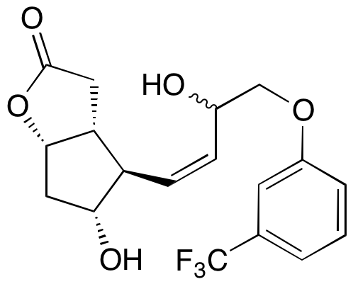 (3aR,4R,5R,6aS)-5-Hydroxy-4-((Z)-3-hydroxy-4-(3-(trifluoromethyl)phenoxy)but-1-en-1-yl)hexahydro-2H-cyclopenta[b]furan-2-one