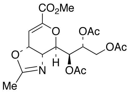 (3aR,4R,7aR)-3a,7a-Dihydro-2-methyl-4-[(1S,2R)-1,2,3-tris(acetyloxy)propyl]-4H-pyrano[3,4-d]oxazole-6-carboxylic Acid Methyl Ester