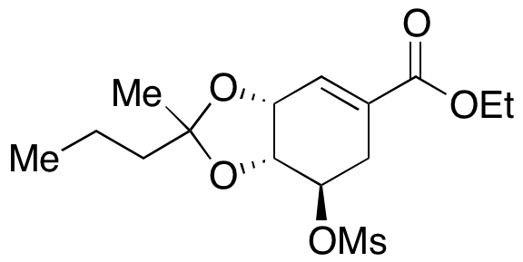 (3aR,7R,7aR)-2-Methyl-7-((methylsulfonyl)oxy)-2-propyl-3a,6,7,7a-tetrahydrobenzo[d][1,3]dioxole-5-carboxylic Acid Ethyl Ester